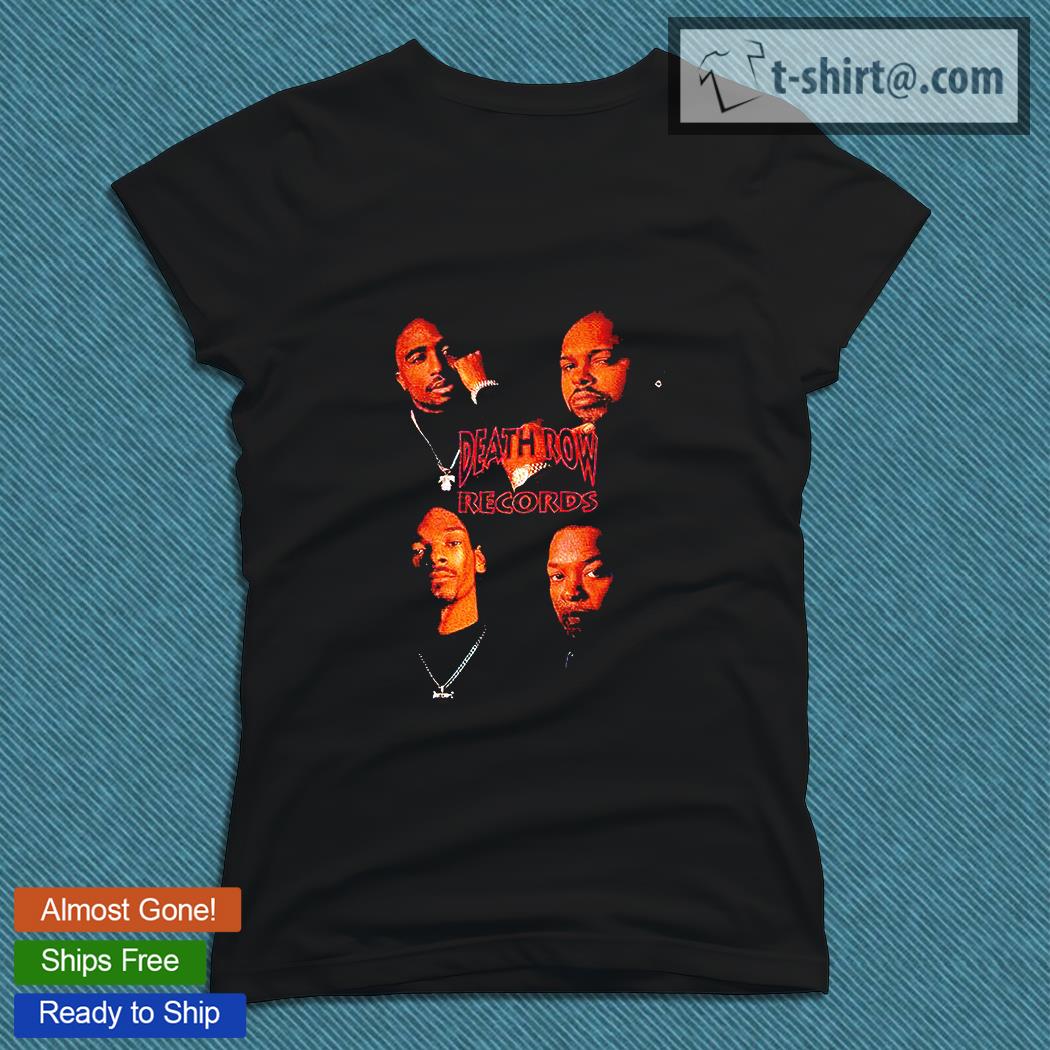 death row records t shirt white