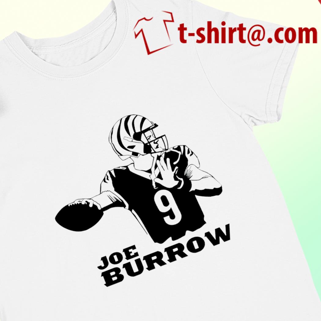 Cool Joe Burrow Tee Funny Cincinnati Bengals Shirts - Happy Place for Music  Lovers