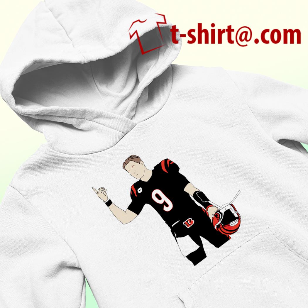 Joe Burrow Women's Shirt Cincinnati Bengals Hooded Sweatshirt - Happy Place  for Music Lovers