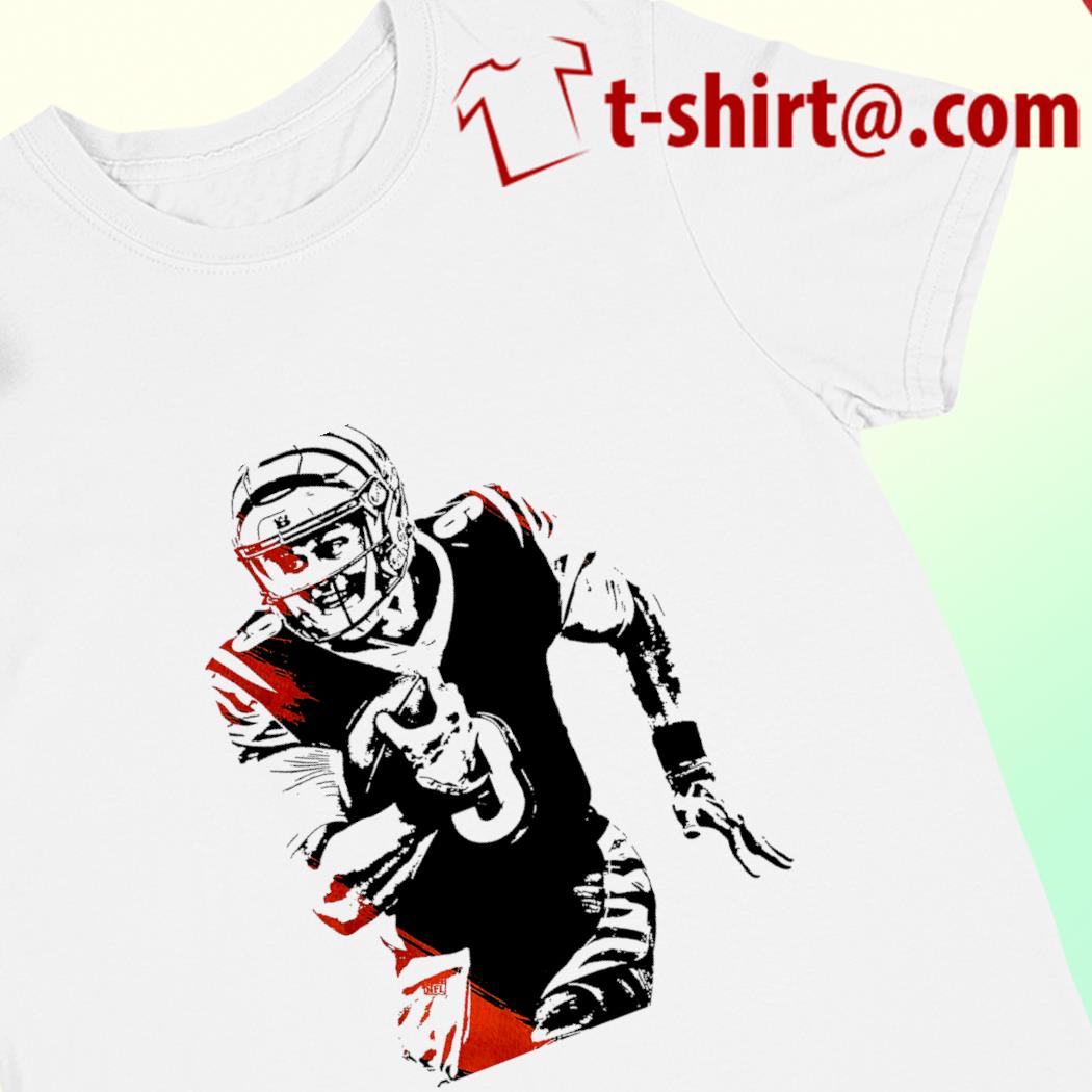 Cool Joe Burrow Tee Funny Cincinnati Bengals Shirts - Happy Place for Music  Lovers