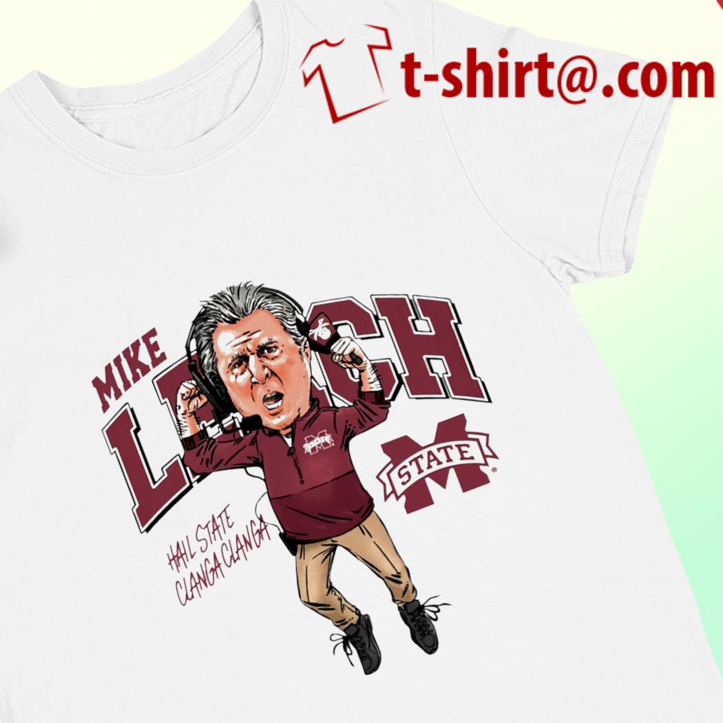 Mike Leach Hail State Clanga Clanga funny T-shirt