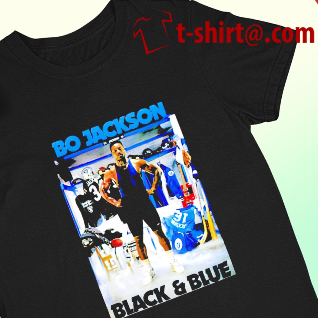 Bo Jackson Black and Blue funny T-shirt