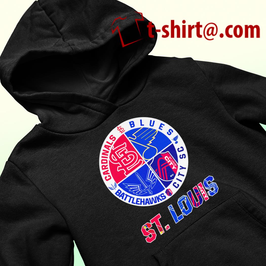 Saint Louis City SC Battlehawks Cardinals Blues shirt, hoodie