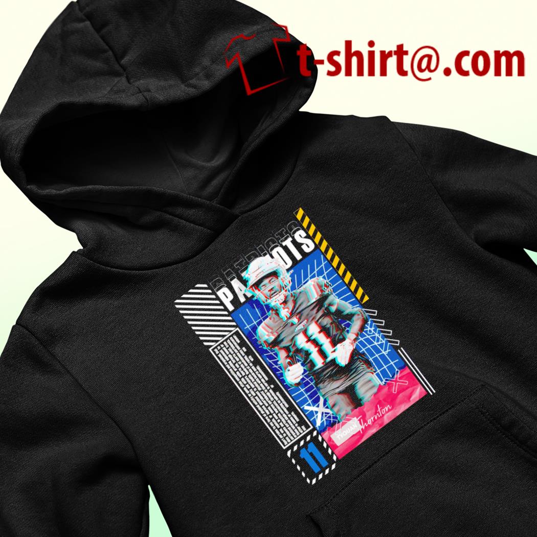 Tyquan Thornton 11 New England Patriots football poster 2023 shirt, hoodie,  sweater, long sleeve and tank top